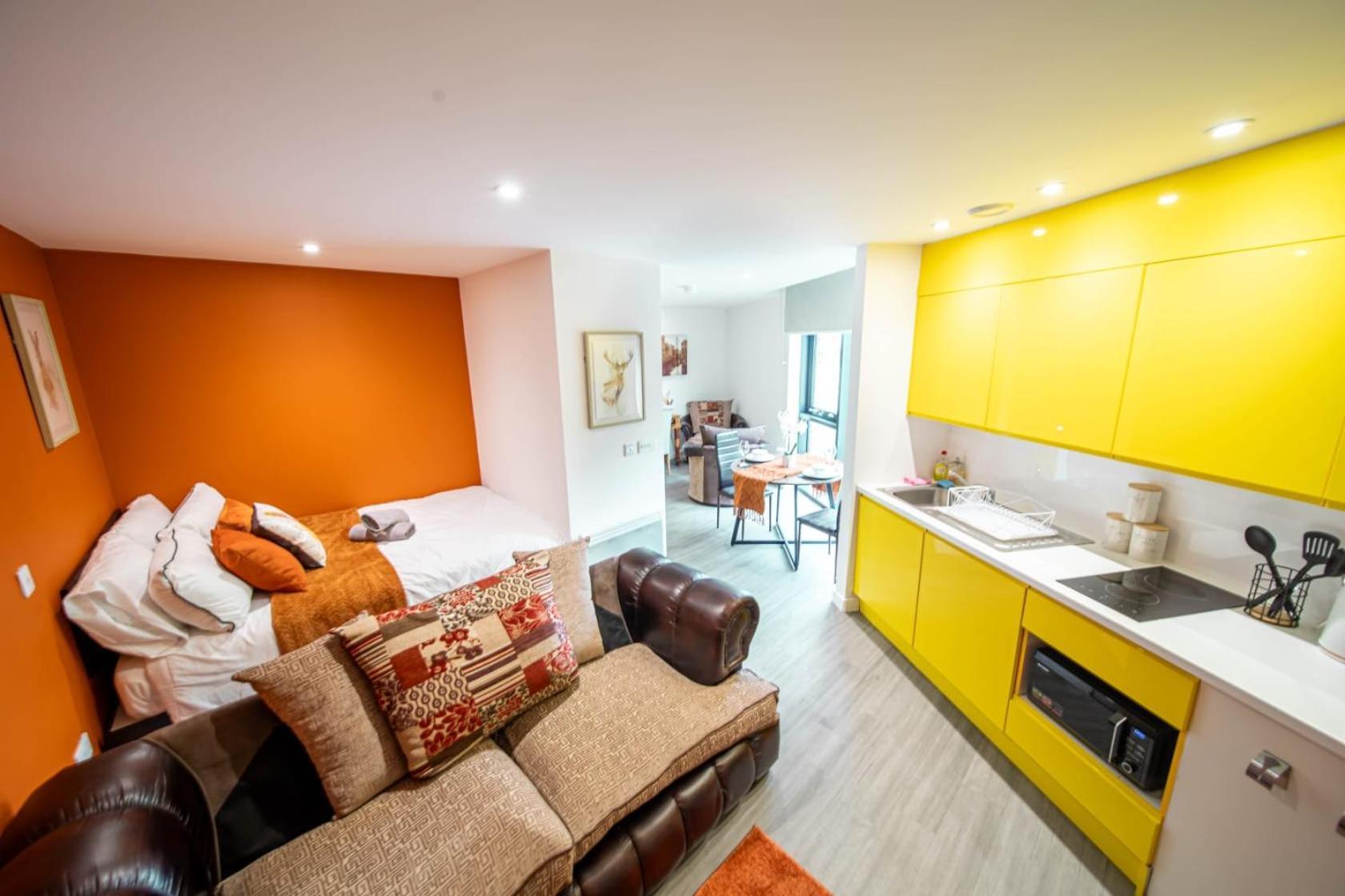 Corner Studio Apartment In Sheffield Exterior foto